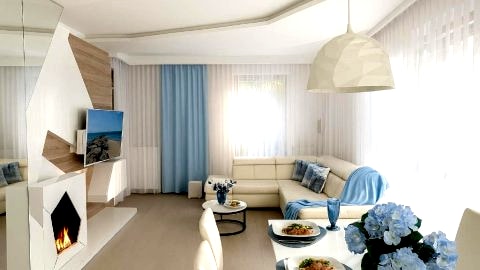 Blue Seaside Apartment