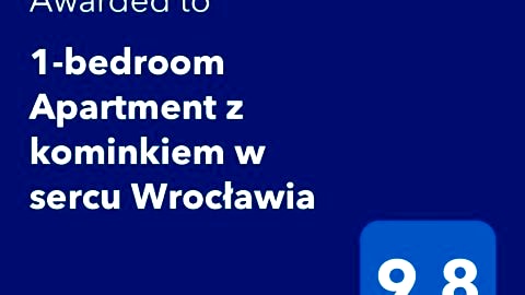 Apartment z kominkiem w sercu Wrocławia