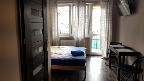 Ceynowy, Pokój D z łazienką i balkonem łóżko małżeńskie