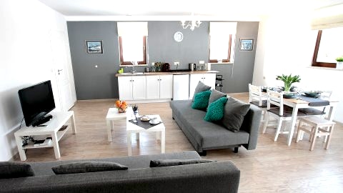 Apartament z widokiem na ogród