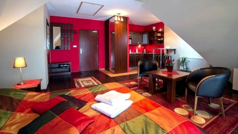 Apartament studio z widokiem na góry dla 2-osób z wanną 