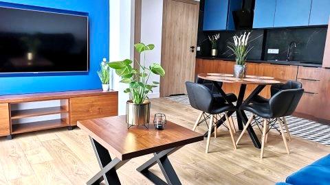 Apartament 4A z 1 sypialnią z tarasem i widokiem na jezioro (2+2)