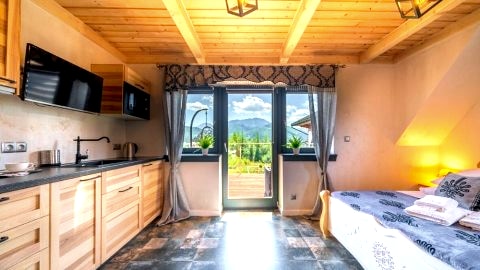 Apartament do 3 osób z kominkiem- Sarna/Krokus