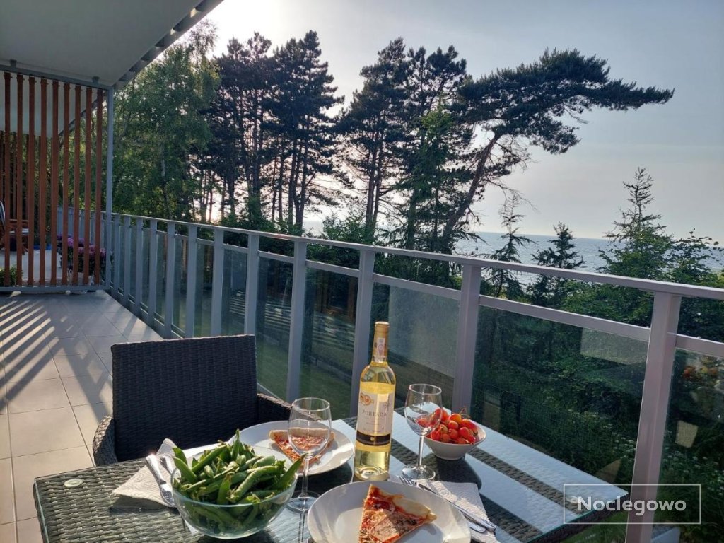 APARTAMENT BALTICHOFF PREMIUM with Sea View, Basen, Spa, Gym, Sauna, hala sportowa z kortem tenisowym
