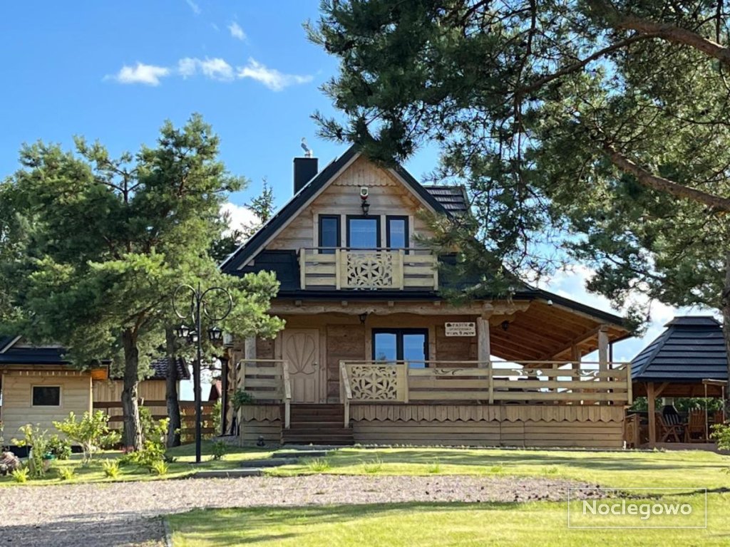 Mazury "Willa Ślimakowo" w Pasymiu - jacuzzi, sauna, pomost, łódka, rower wodny