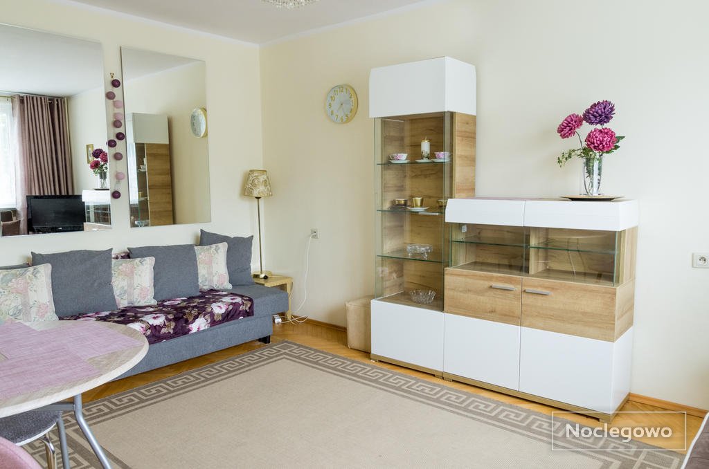Salon z sofami - Apartament słoneczny Sopot blisko plaży