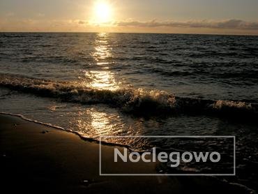 zachód słońca nad Bałtykiem - Dom Gościnny Wagabunda