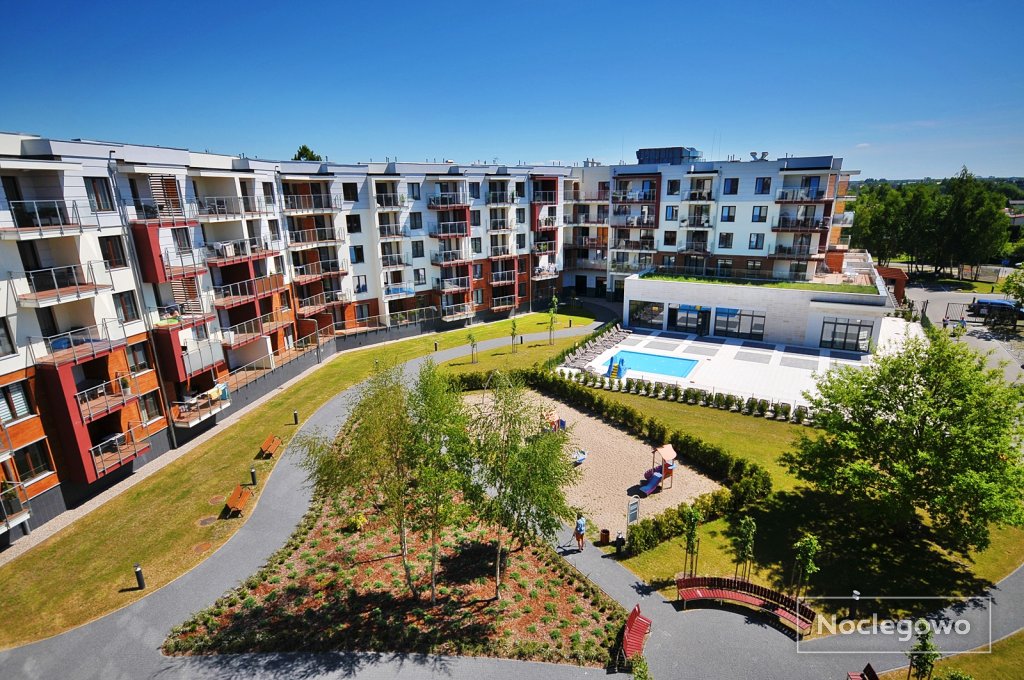 Apartamenty Nemo Polanki Park Kołobrzeg 350 m.od plaży. Balkon, basen, sauna. 