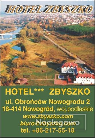 HOTEL ZBYSZKO*** w Nowogrodzie