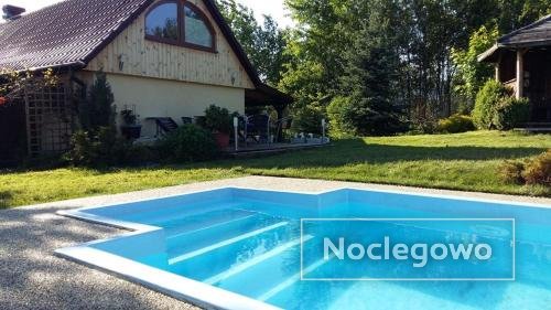 Dom Grabowa z sauną i podgrzewanym basenem