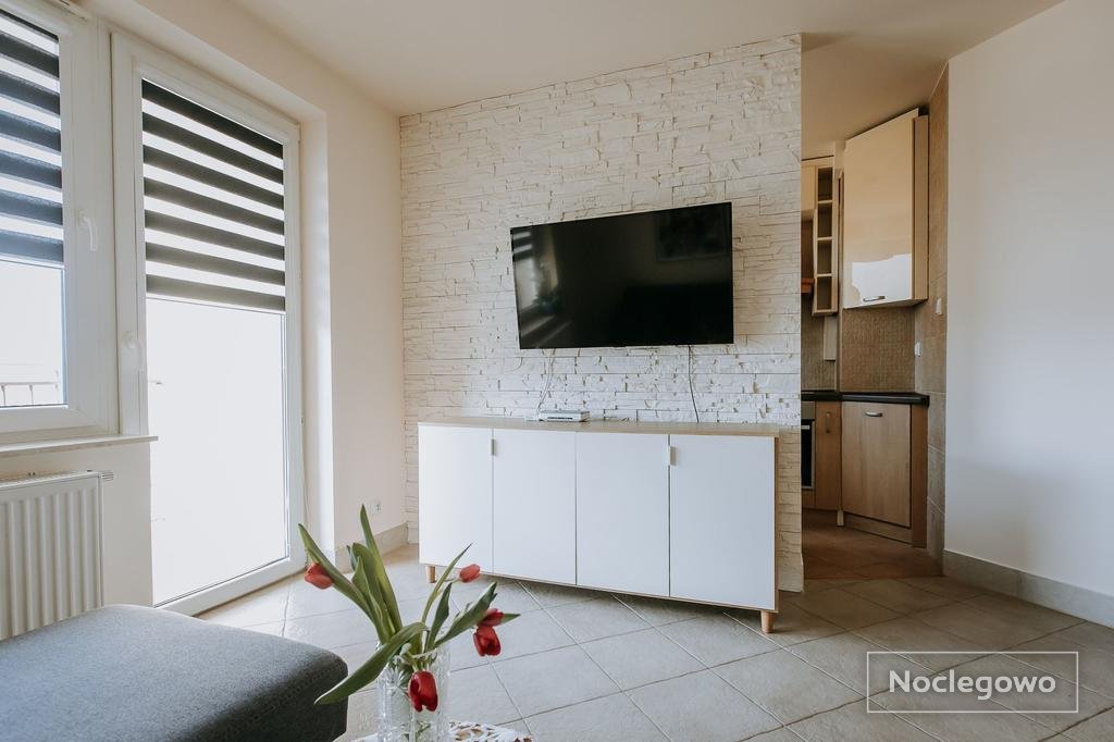 Widok na telewizor - Apartament Milbertus