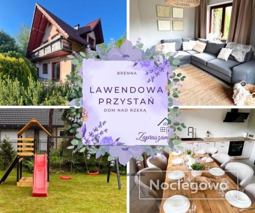 LAWENDOWA PRZYSTAŃ - dom nad rzeką - Brenna, 10 osób, ogród, plac zabaw