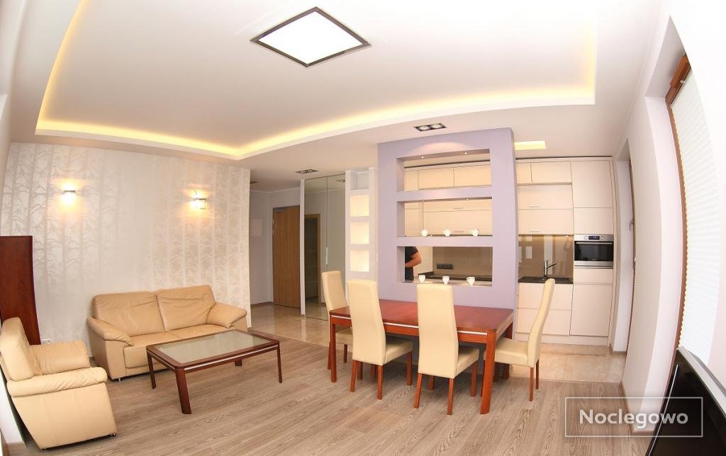 salon, kuchnia - Apartament El Mar (przy plazy)