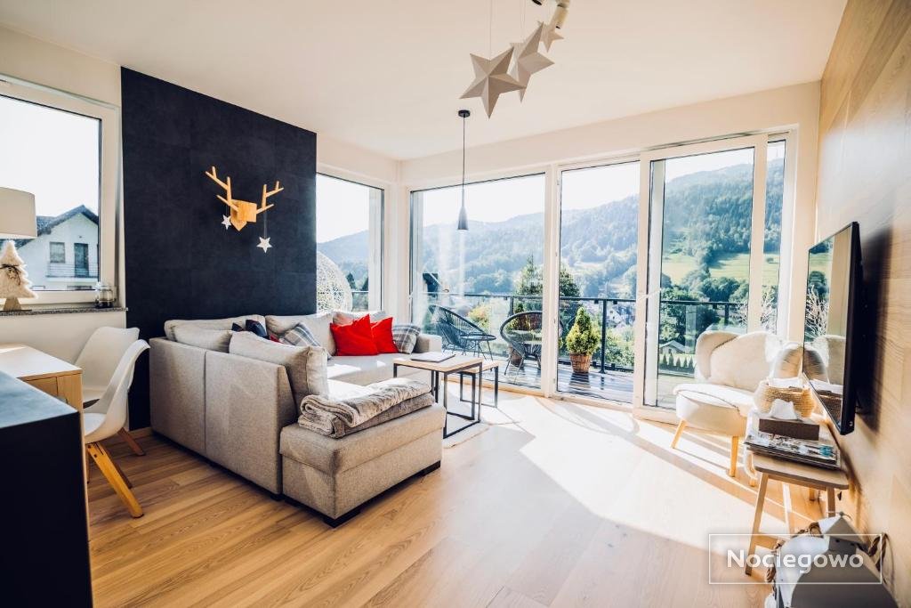Widokowy apartament Jodłowa Ski&Bike