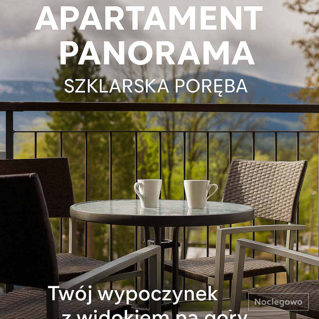 Apartament Panorama z widokiem na góry