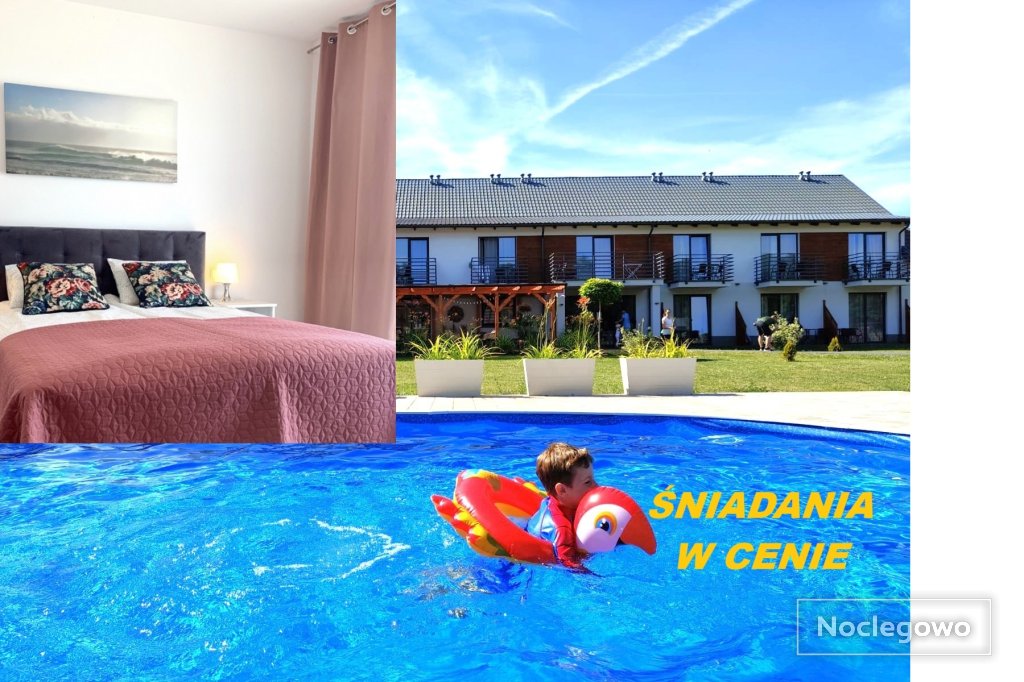  KAMERALNIE z basenem, śniadania w cenie, blisko centrum i morza